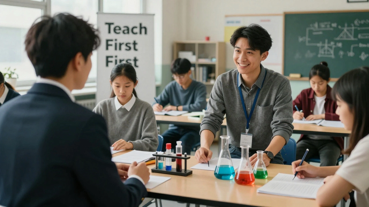 Before and after: trainee transitioning from interview to confident teacher